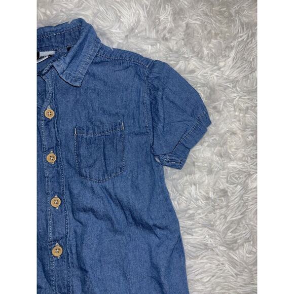 Mick & Mack Boys Sz. 24 Month Blue Chambray Button Down. Cute - Picture 2 of 5